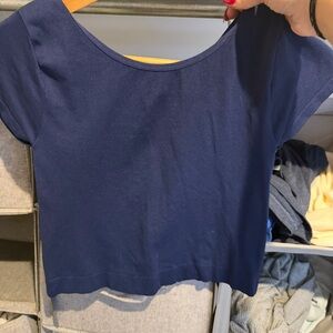 Free people Navy Blue Women's Top